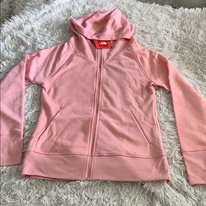 The north face women jacket pink hoodie small